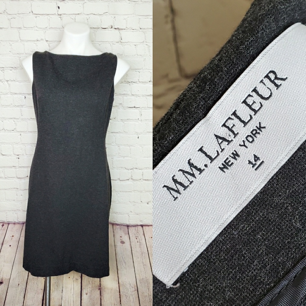 MM. LaFleur career style sleeveless sheath dress